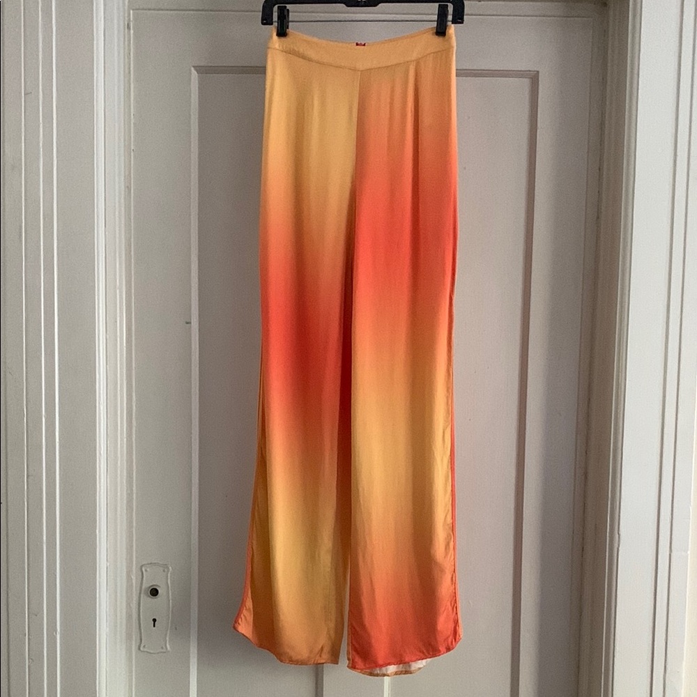 Sunset gradient open side pant XS